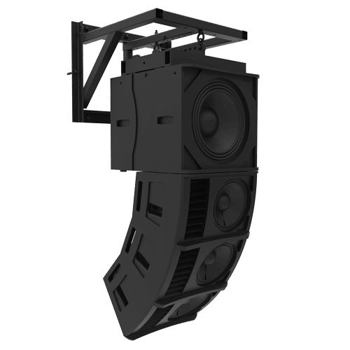 STEERABLES LINE ARRAY WALL MOUNT FOR INDOOR PERMANENTLY SUPPORTS SMALL & MID-SIZE LINE ARRAYS